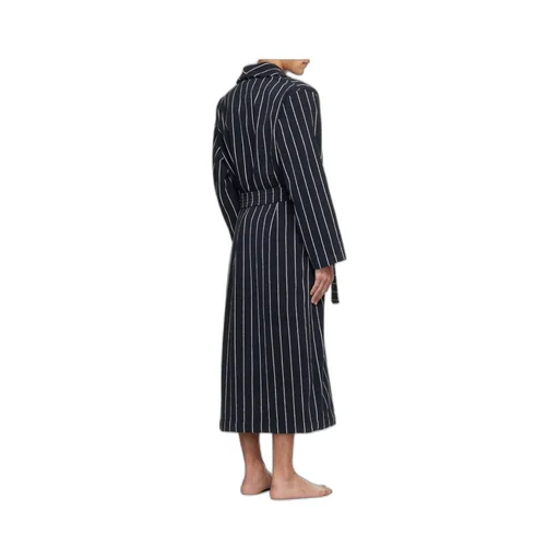 Striped Bathrobe With Ties