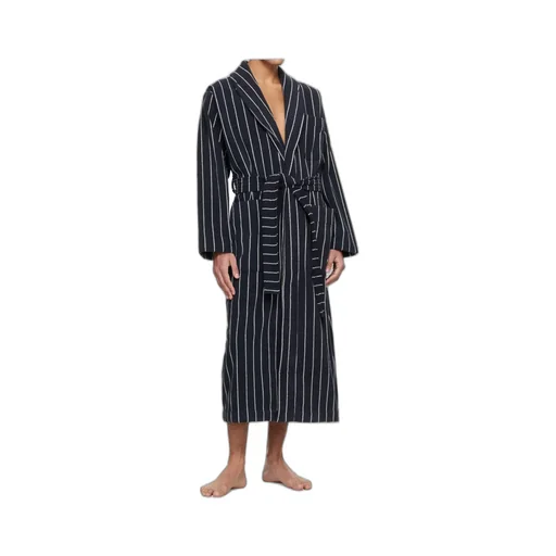Striped Bathrobe With Ties