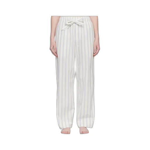 Drawstring Striped Pajama Pants