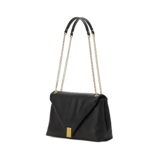 Flap-Front Shoulder Bag