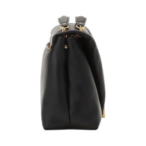 Flap-Front Shoulder Bag