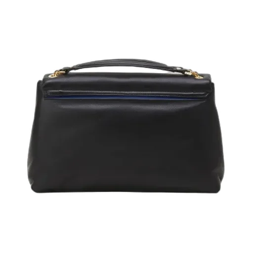 Flap-Front Shoulder Bag