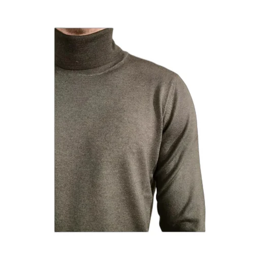 Roll-Neck Knitted Sweater