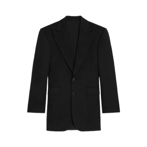 Colonne Jacket In Diagonal Wool