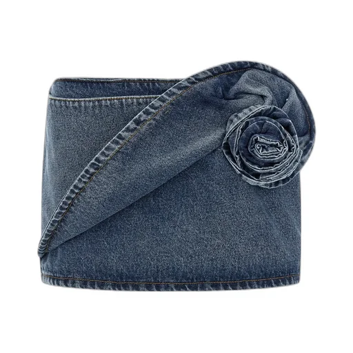 Magda Butrym Denim Mini Skirt