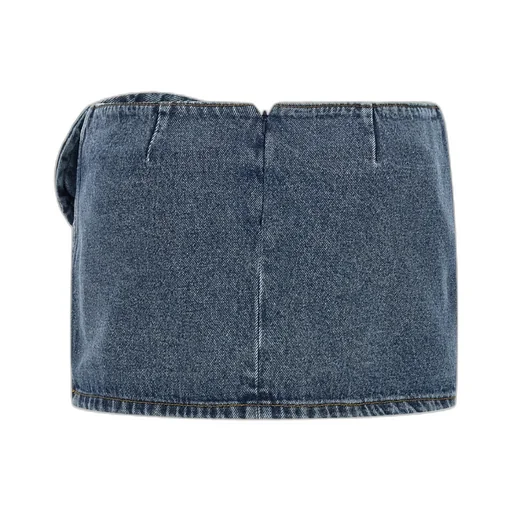 Magda Butrym Denim Mini Skirt