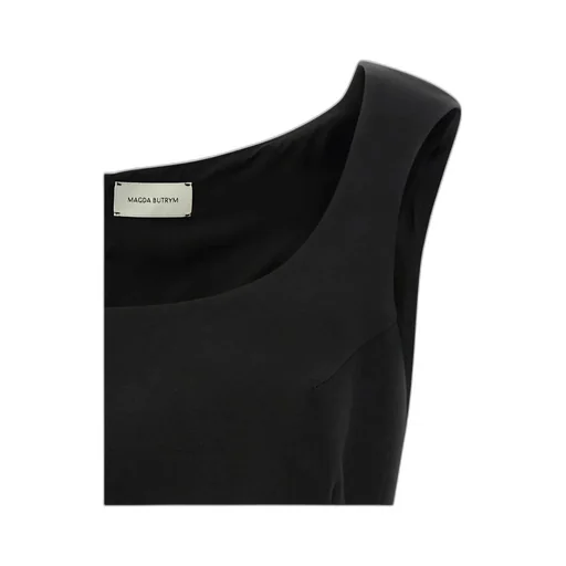 Magda Butrym Floral-Appliqué Sleeveless Top