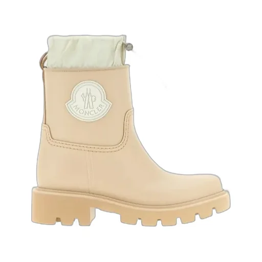 Moncler Kickstream Logo Patch Rain Boots