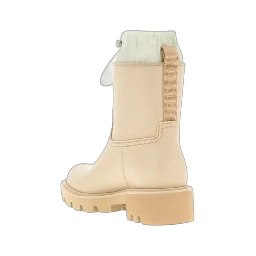 Moncler Kickstream Logo Patch Rain Boots
