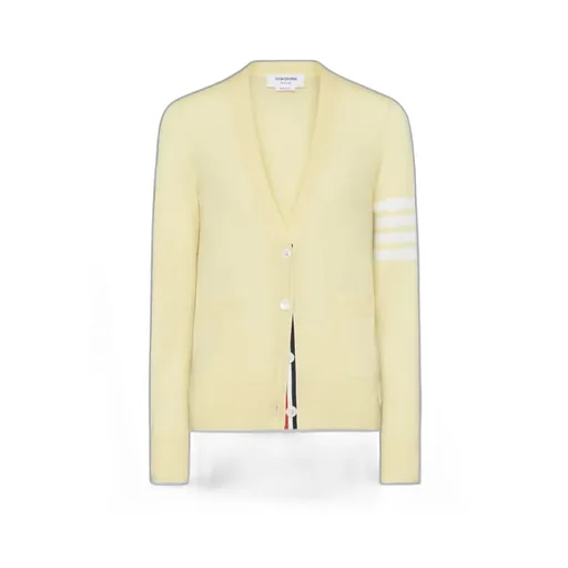 Four-Bar Sleeve-Detail Cardigan