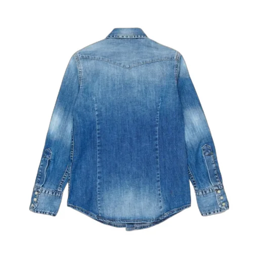 Dsquared2 Kids Logo Tag Denim Shirt