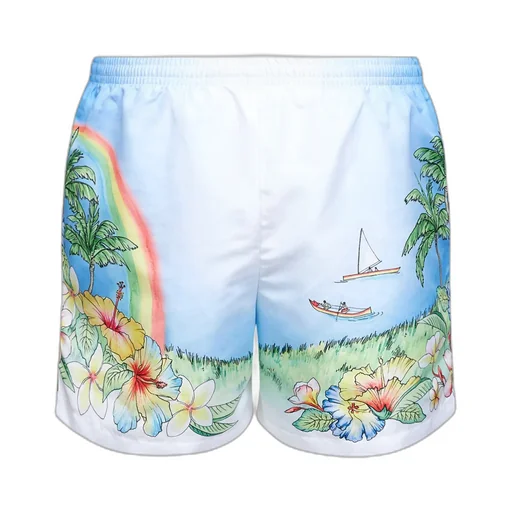 Casablanca Aloha Printed Swim Shorts