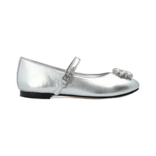 Dolce & Gabbana Kids Embellished Ballet Flats