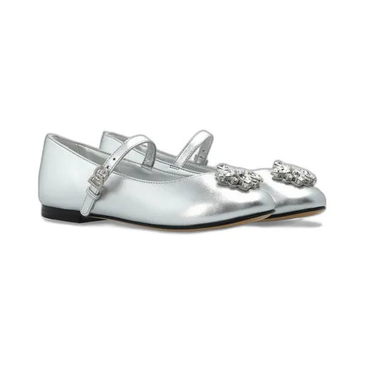 Dolce & Gabbana Kids Embellished Ballet Flats
