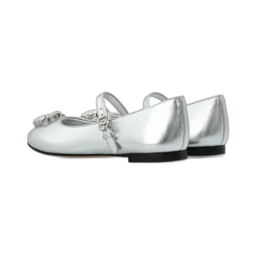 Dolce & Gabbana Kids Embellished Ballet Flats