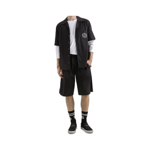 Dolce & Gabbana Logo Patch Short-Sleeved Shirt