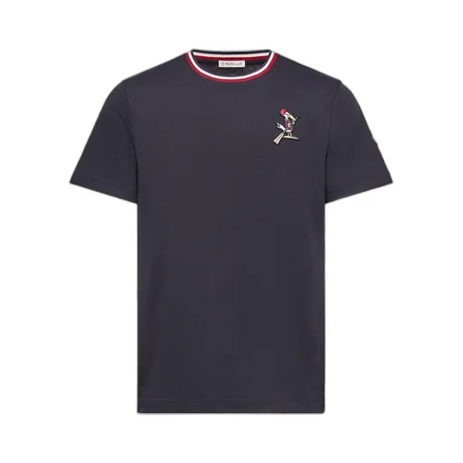 Moncler Logo Patch Crewneck T-Shirt