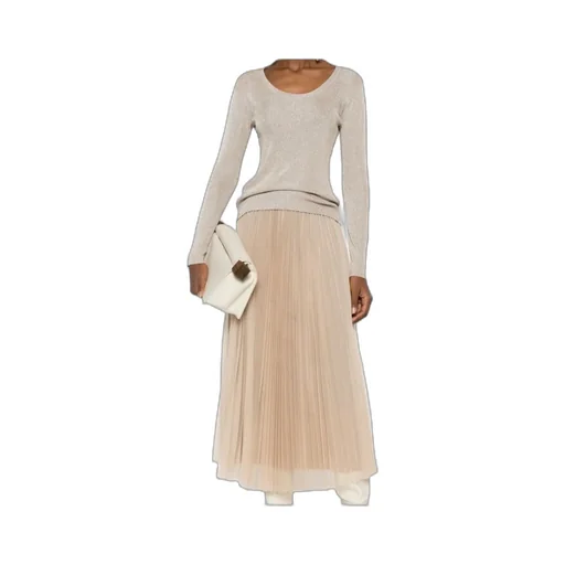 Scoop-Neck Long-Sleeve Top