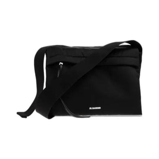 Jil Sander Logo Flap Shoulder Bag
