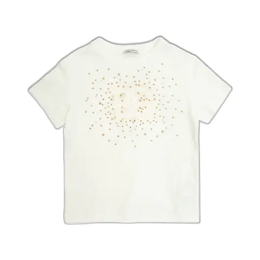 Dolce & Gabbana Kids Logo Embellished Crewneck T-Shirt