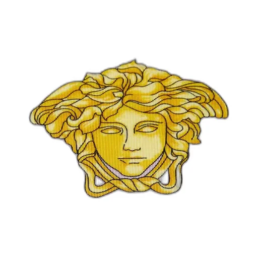 Medusa-Motif Silk Scarf