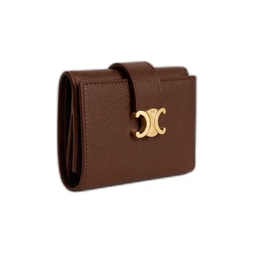 Fine Strap Wallet Nino In Supple Grained Calfskin