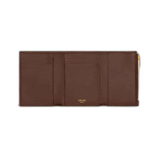 Fine Strap Wallet Nino In Supple Grained Calfskin