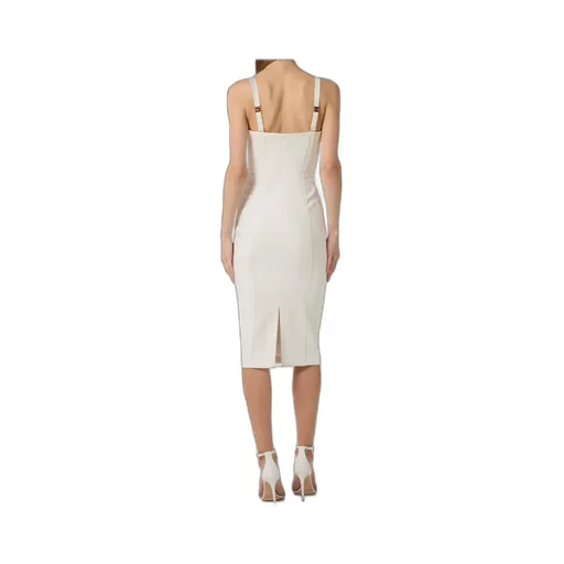Elisabetta Franchi Strapped Corset Midi Dress