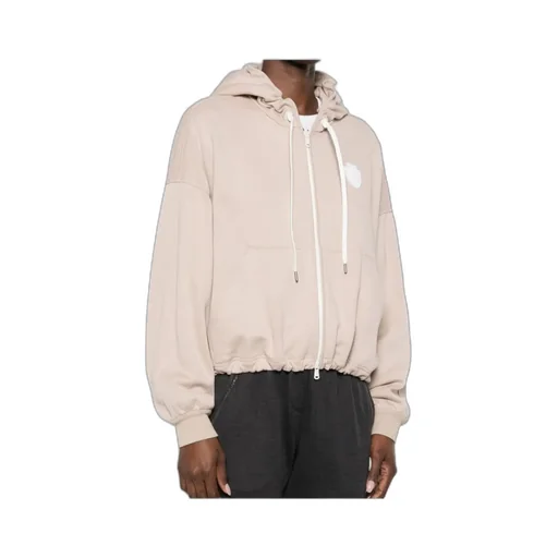 Brunello Cucinelli Logo Patch Zipped Hoodie