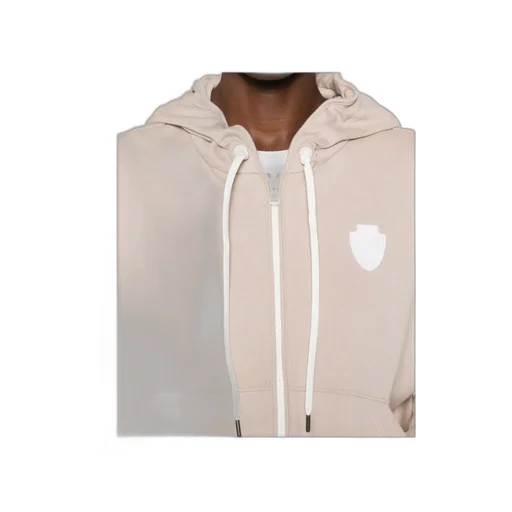 Brunello Cucinelli Logo Patch Zipped Hoodie