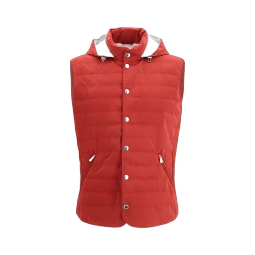 Hooded Zipped Gilet