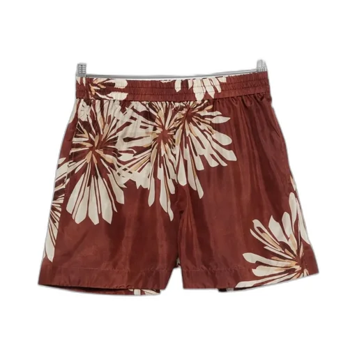 Brunello Cucinelli Floral Print Elasticated Waistband Shorts