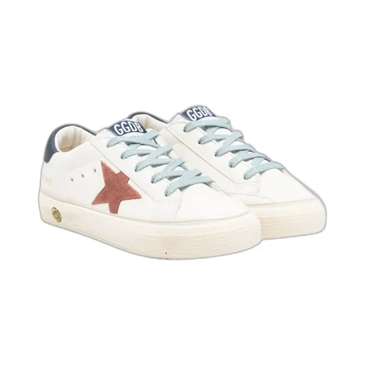 Golden Goose Kids Star Patch Lace-Up Sneakers