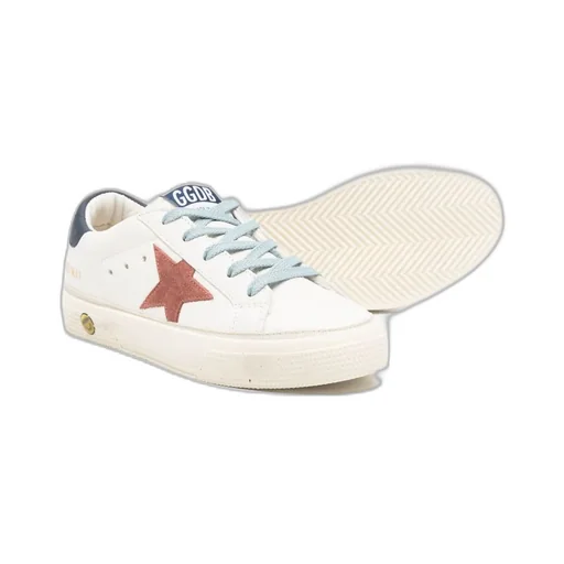 Golden Goose Kids Star Patch Lace-Up Sneakers