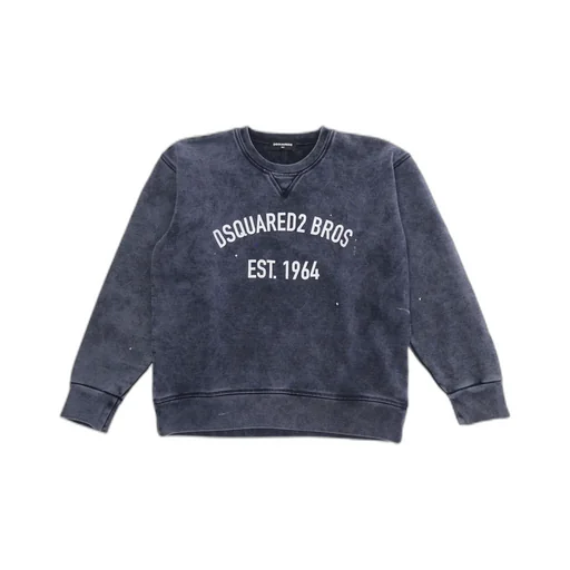 Dsquared2 Kids Logo Printed Paint Splatter Sweatshirt