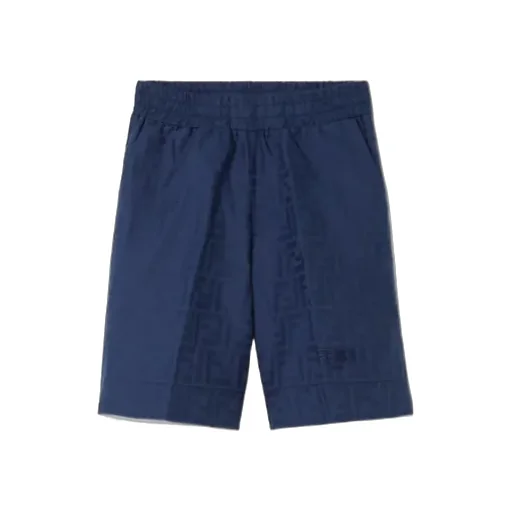 Fendi Kids Jacquard Bermuda Shorts