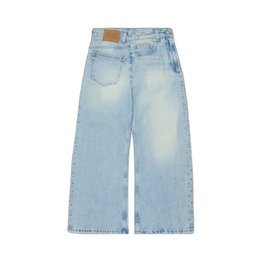 Logo Patch Wide-Leg Jeans