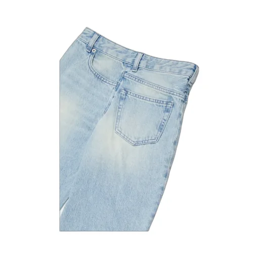 Logo Patch Wide-Leg Jeans