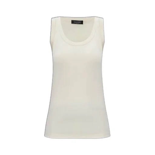 Fabiana Filippi Embellished Sleeveless Ribbed Top