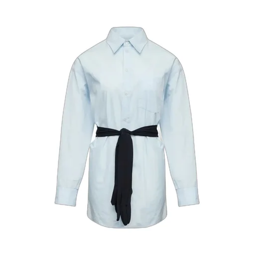 Mm6 Maison Margiela Tie Detailed Shirt