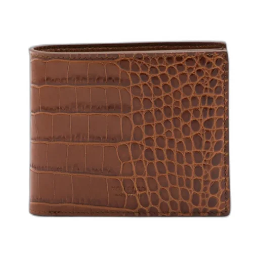 Crocodile-Patterned Wallet