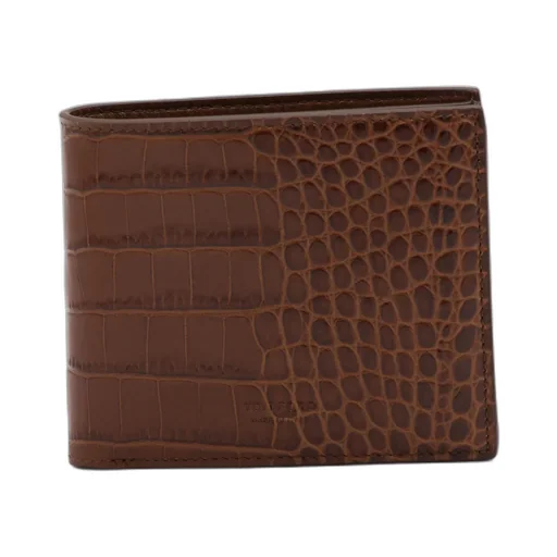 Crocodile-Patterned Wallet