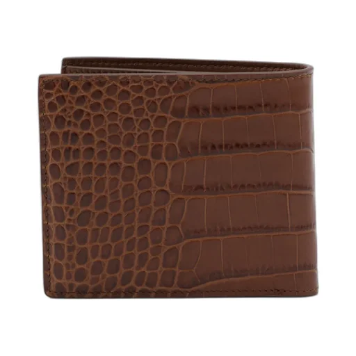 Crocodile-Patterned Wallet
