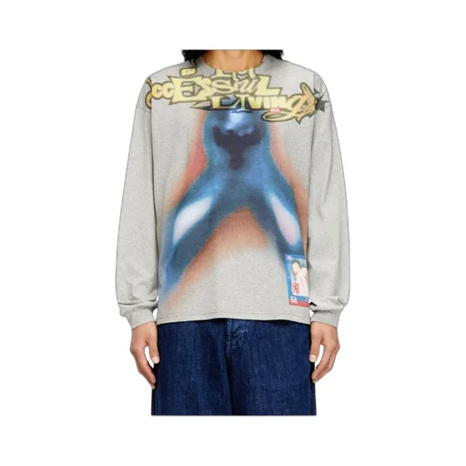 Graphic-Print Long-Sleeve T-Shirt