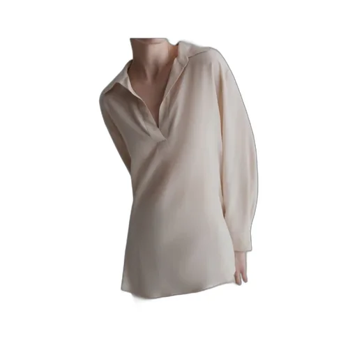 Silk Crepe De Chine Shirt