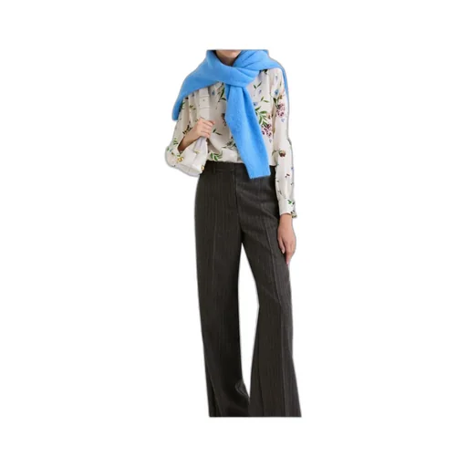 Printed Silk Shirt - Cream