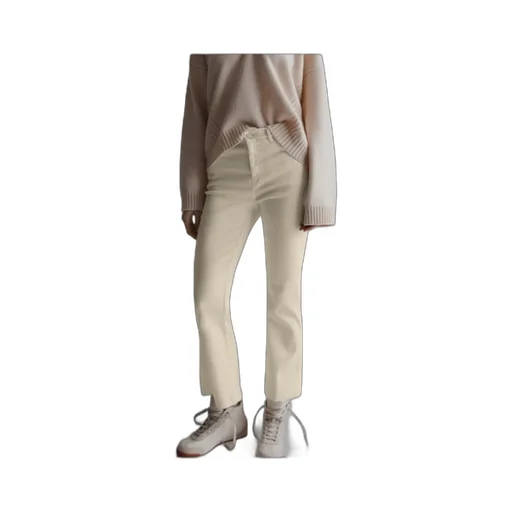 Flared Cropped Jeans