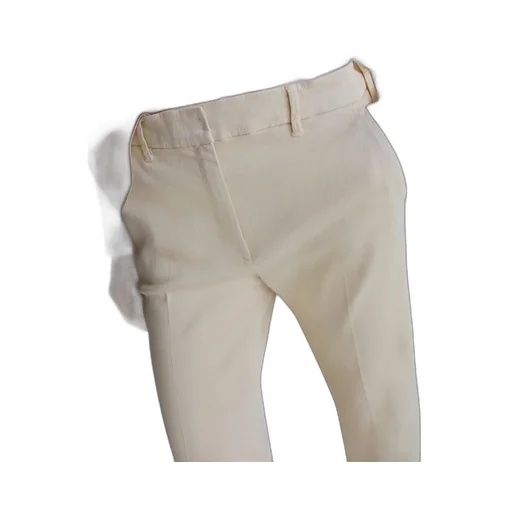 Wide-Leg Trousers - Cream