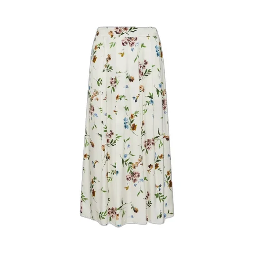 Full Satin Skirt - Cream