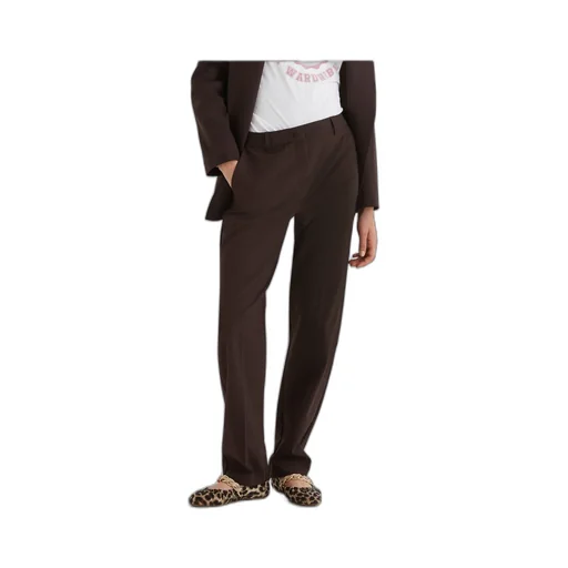 Slim-Fit Trousers - Brown
